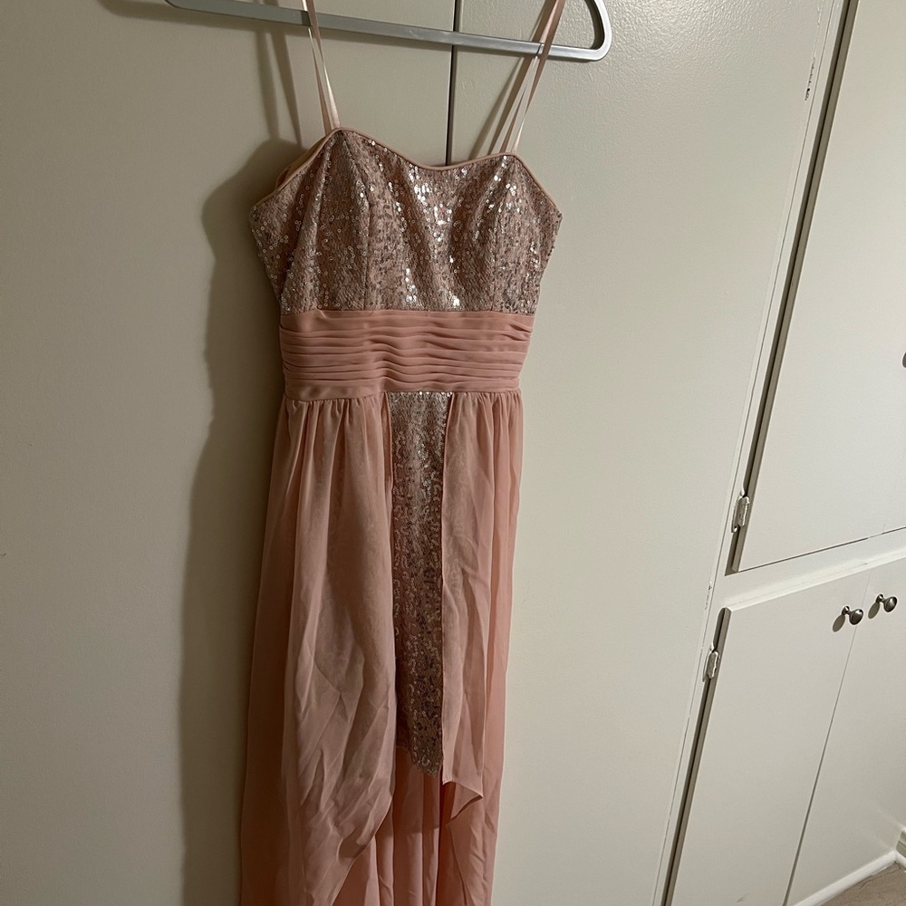 Blush Sequin Dress